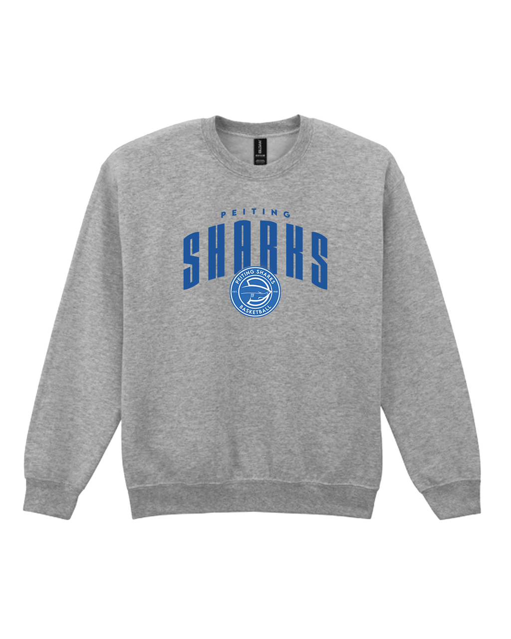 Crewneck Sharks – Grau