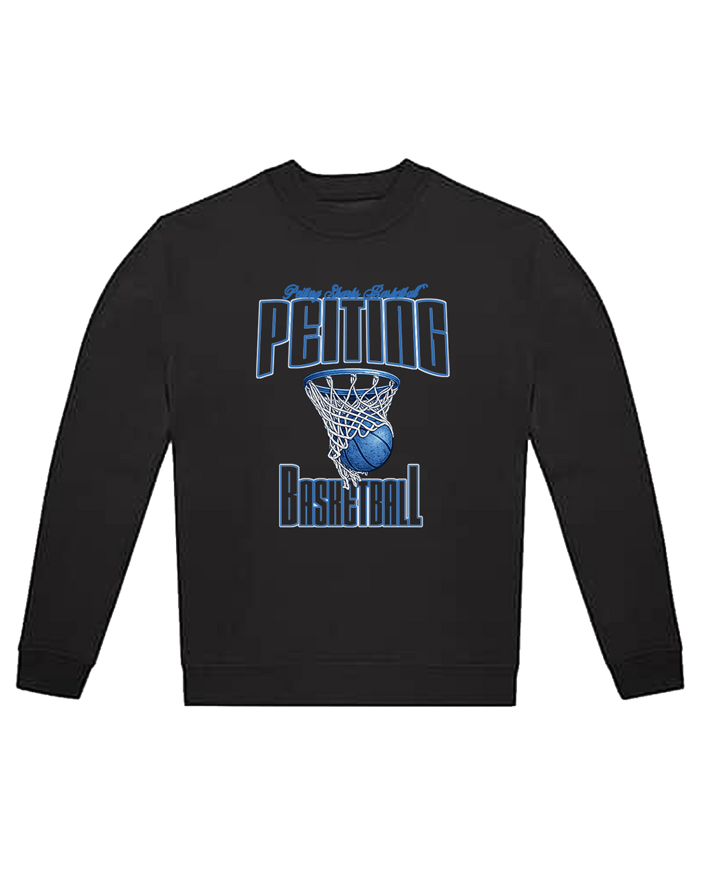 Crewneck Vintage – Schwarz