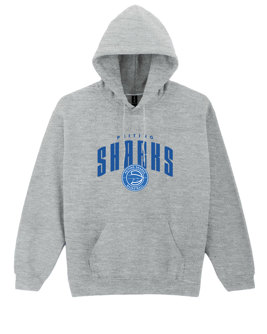 Hoodie Sharks – Grau