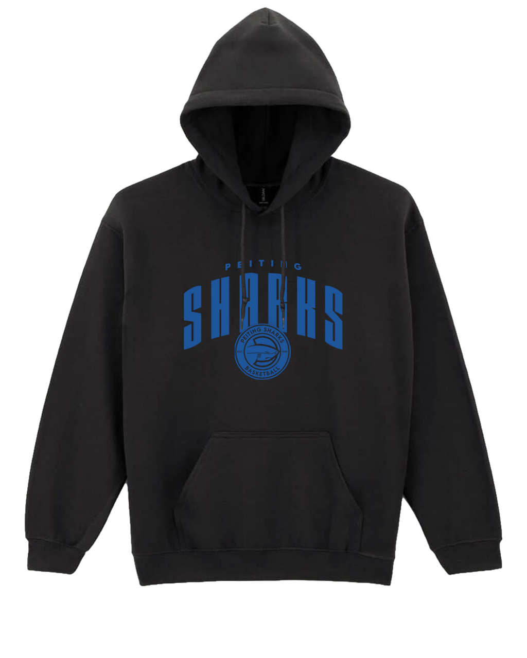Hoodie Sharks – Schwarz