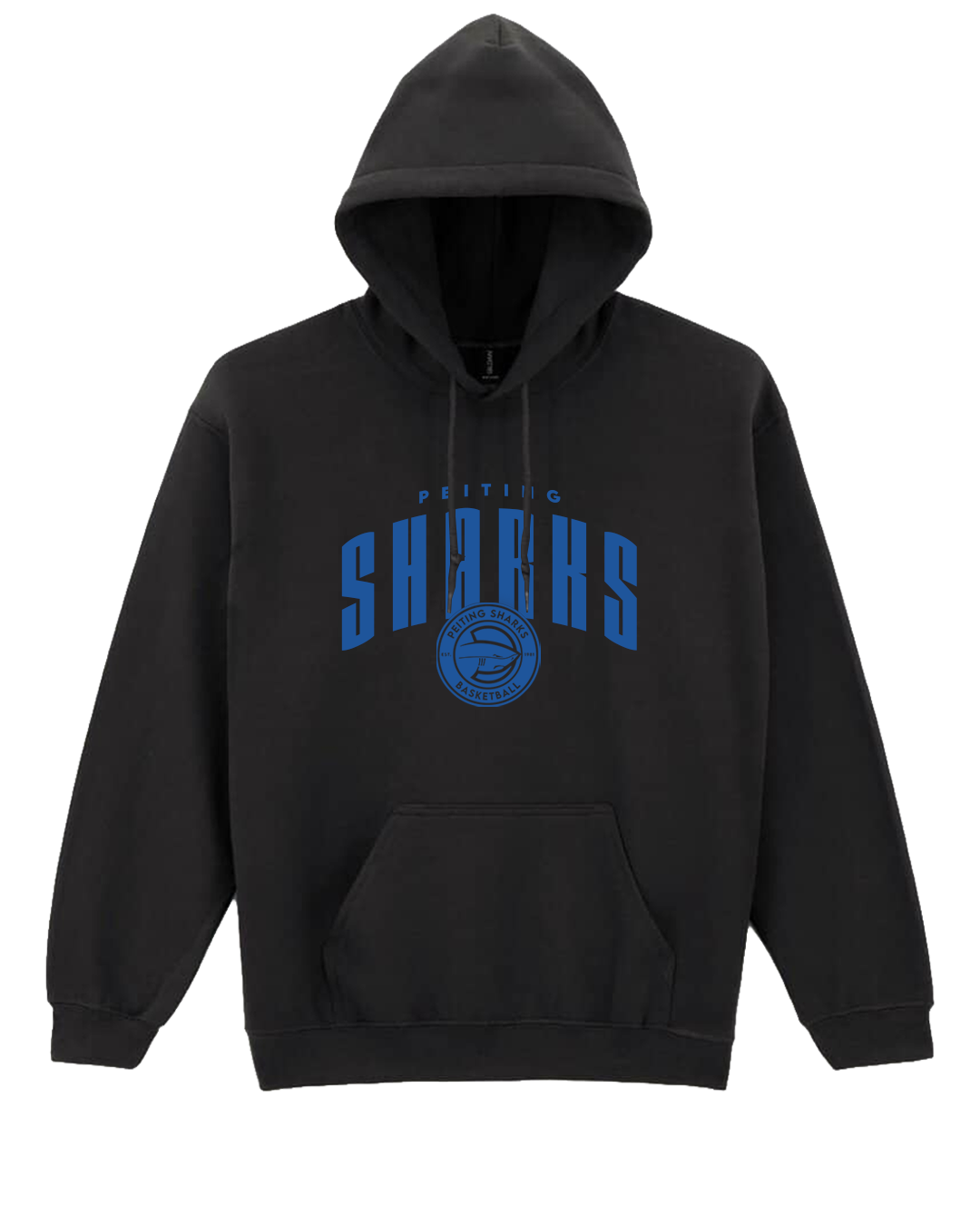 Hoodie Sharks – Schwarz