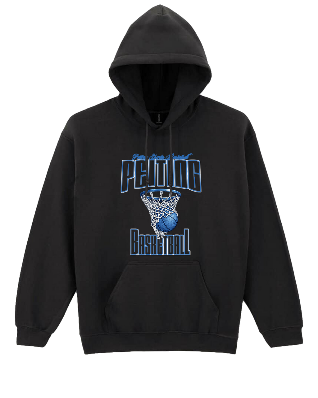 Hoodie Vintage – Schwarz