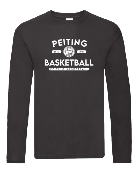 Longsleeve University – Schwarz