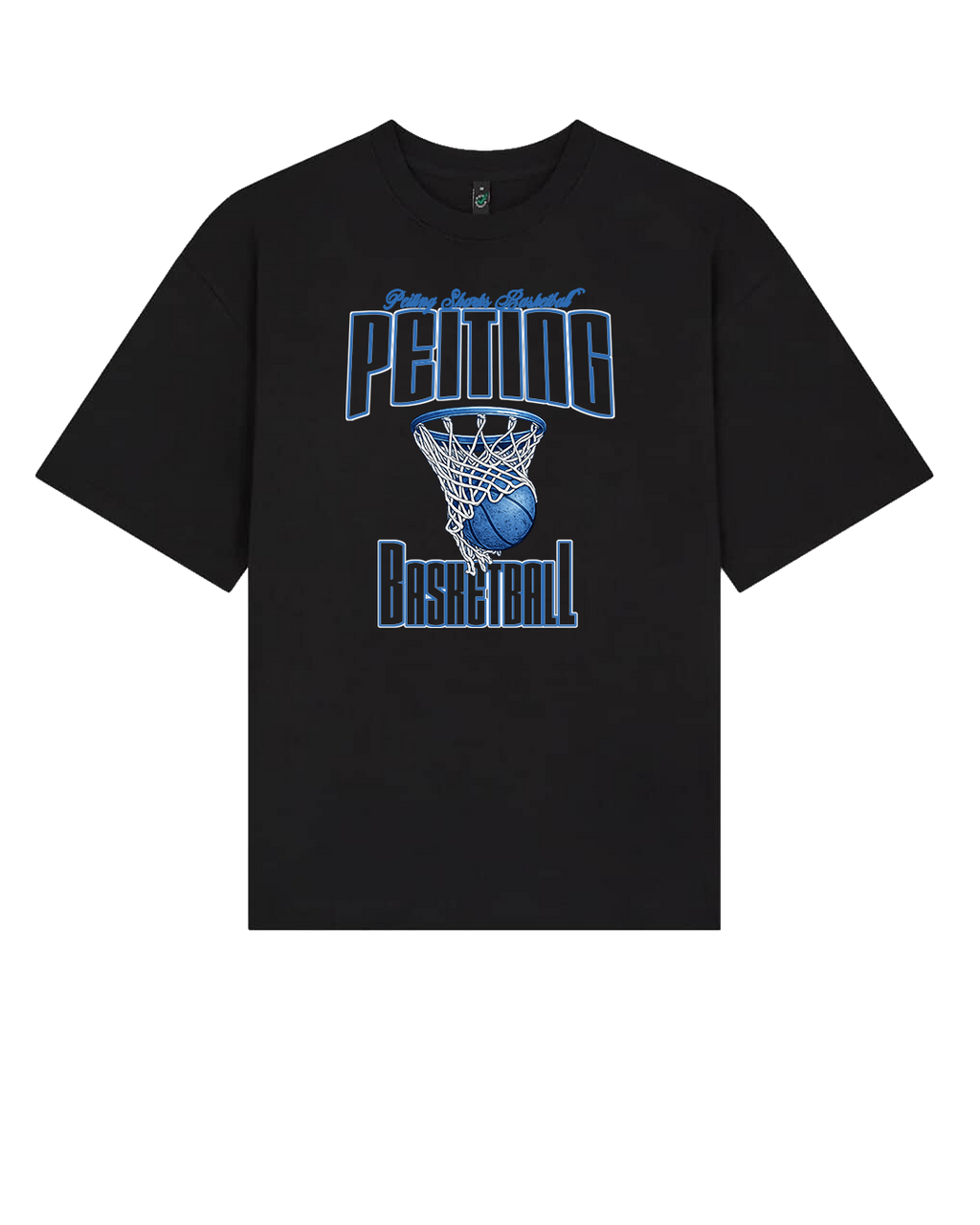 Oversized Tshirt Vintage – Schwarz