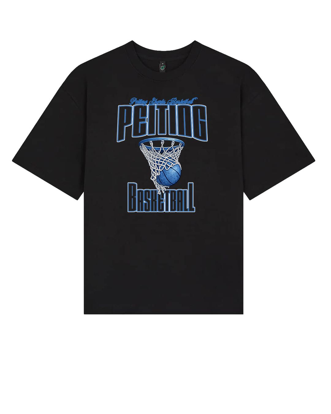 Oversized Tshirt Vintage – Schwarz