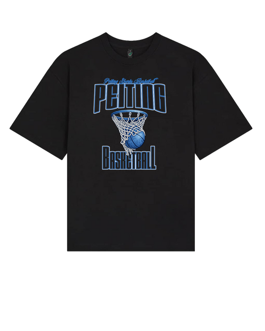 Oversized Tshirt Vintage – Schwarz