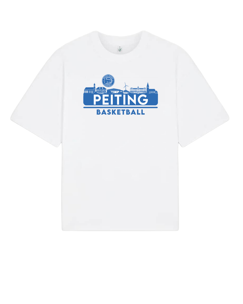 Oversized Tshirt City – Weiß