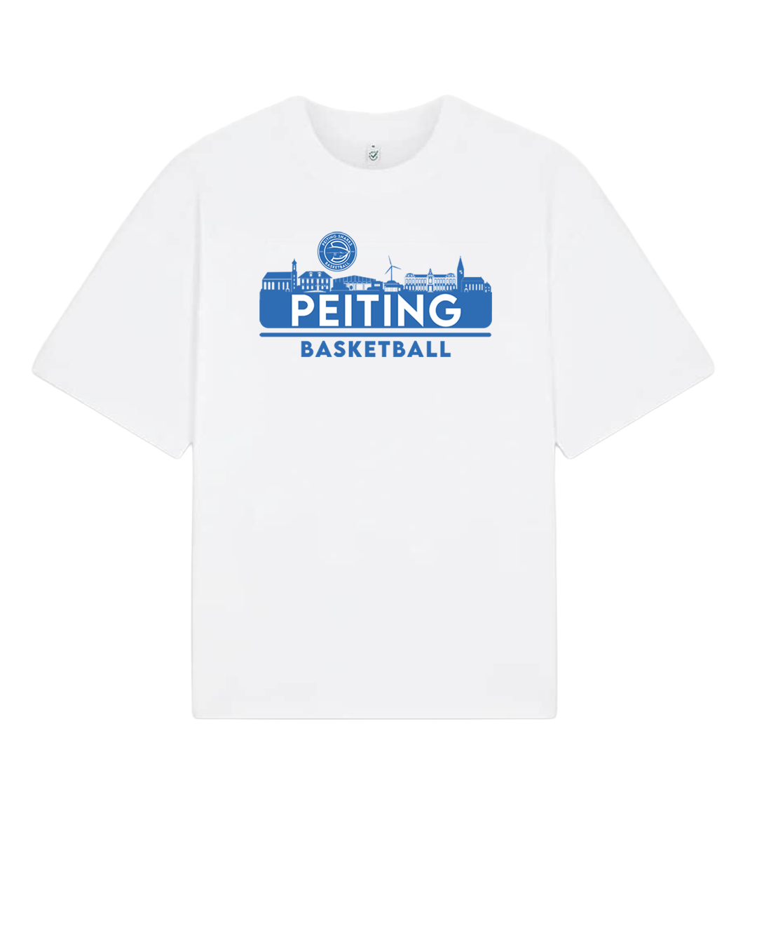 Oversized Tshirt City – Weiß