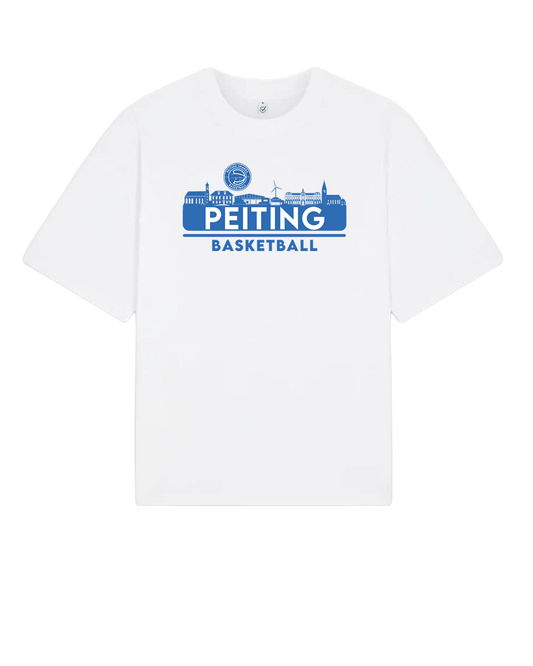 Oversized Tshirt City – Weiß