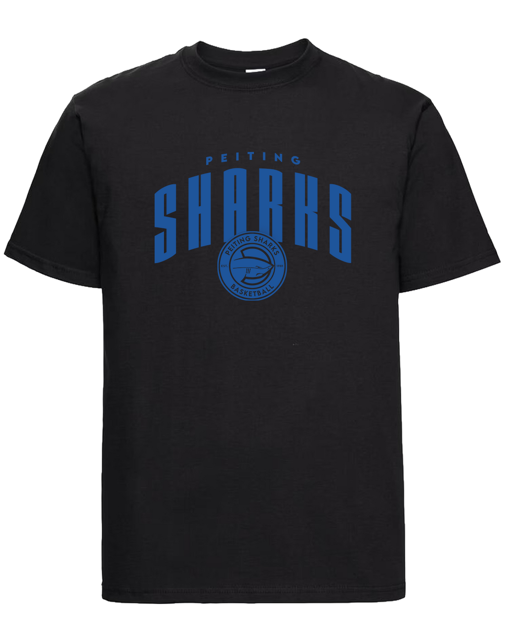 Tshirt Sharks – Schwarz