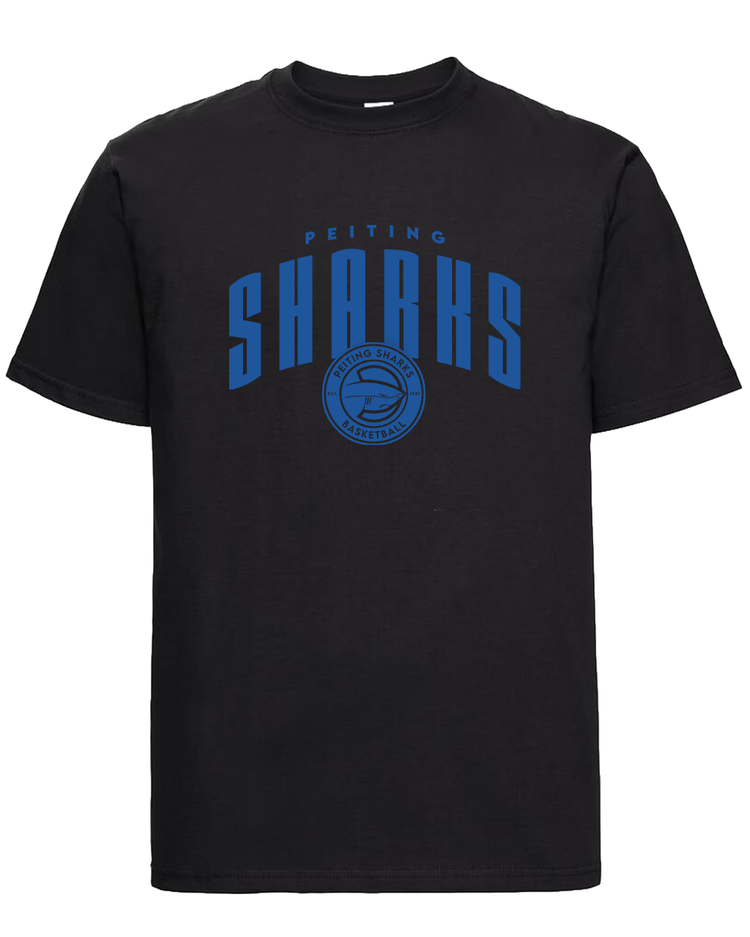 Tshirt Sharks – Schwarz