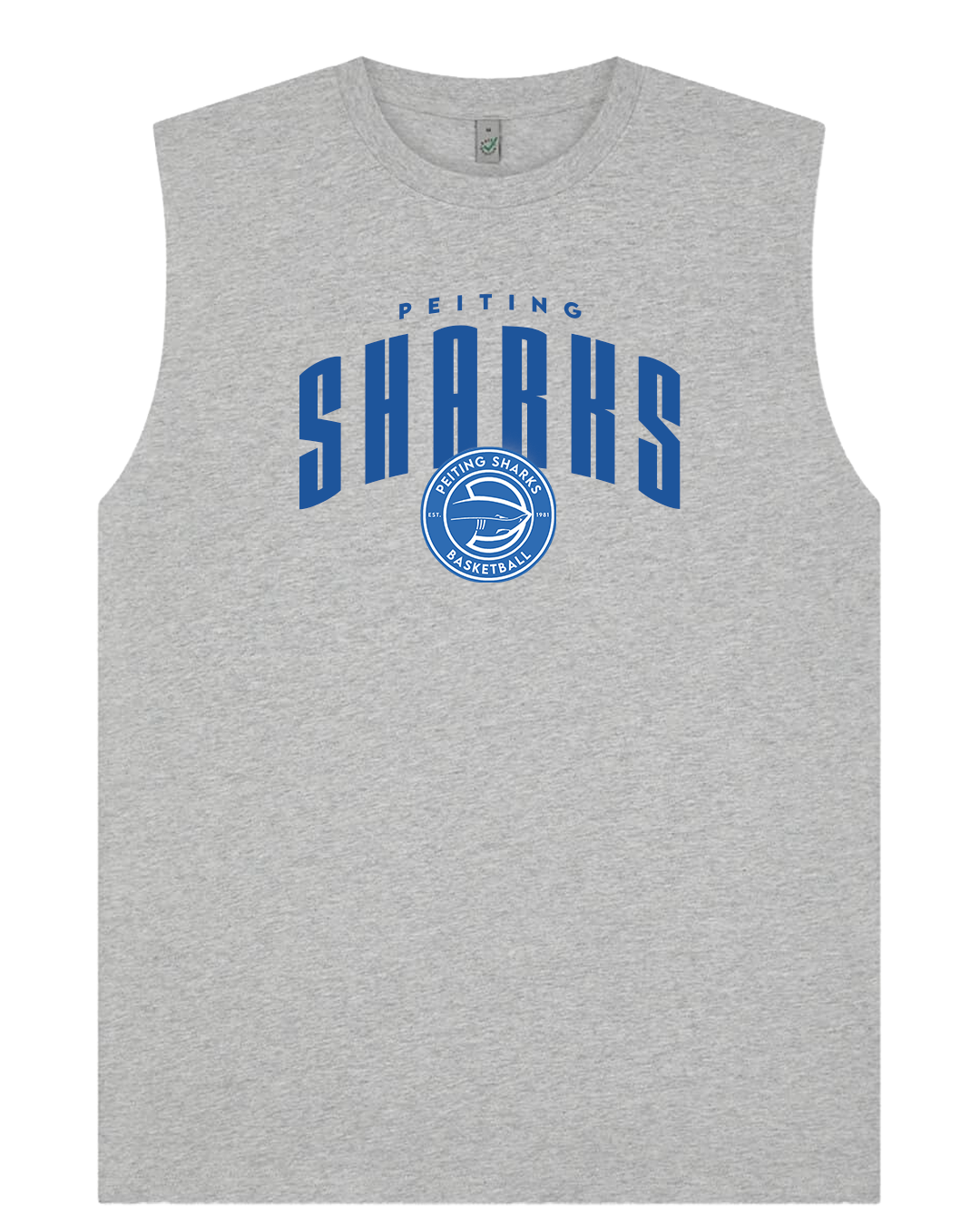 Tanktop Sharks – Grau