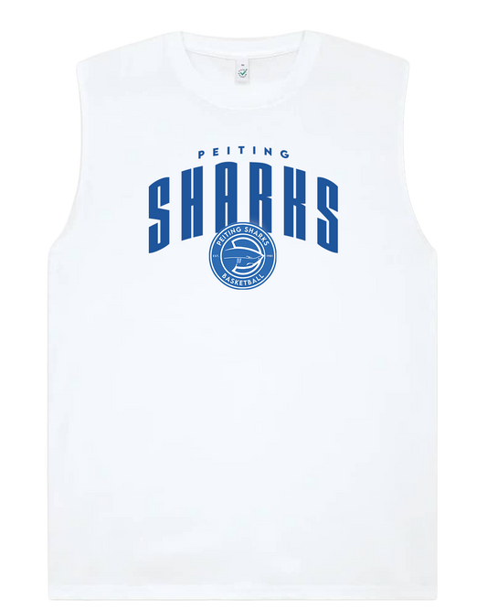 Tanktop Sharks – Weiß